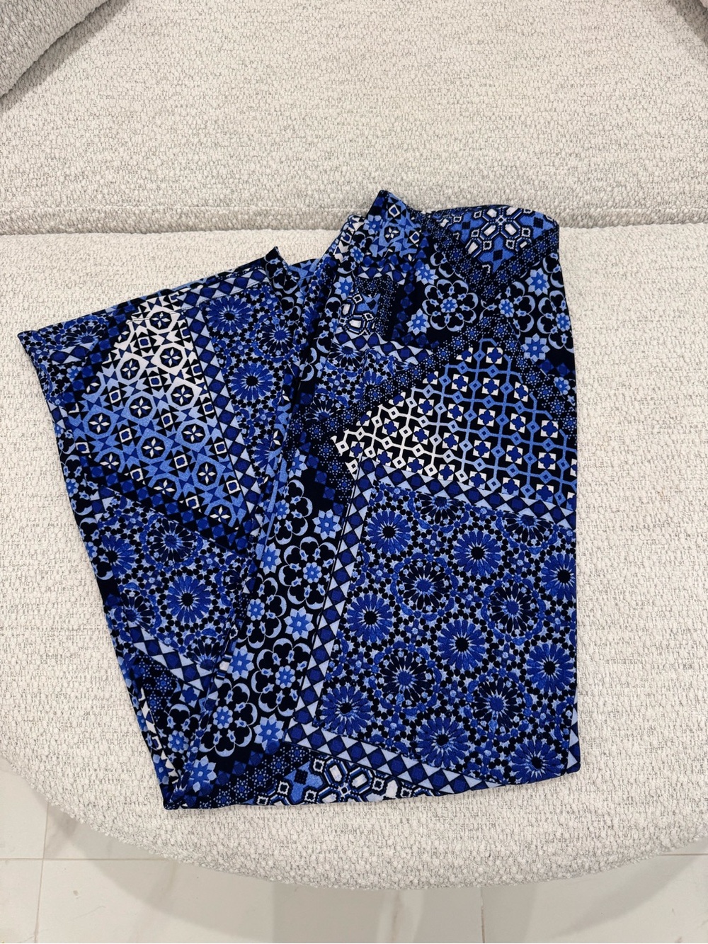 Chico’s Patterned Spanx High Rise Wide Leg Pants